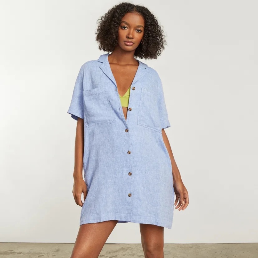 The Linen Workwear Dress